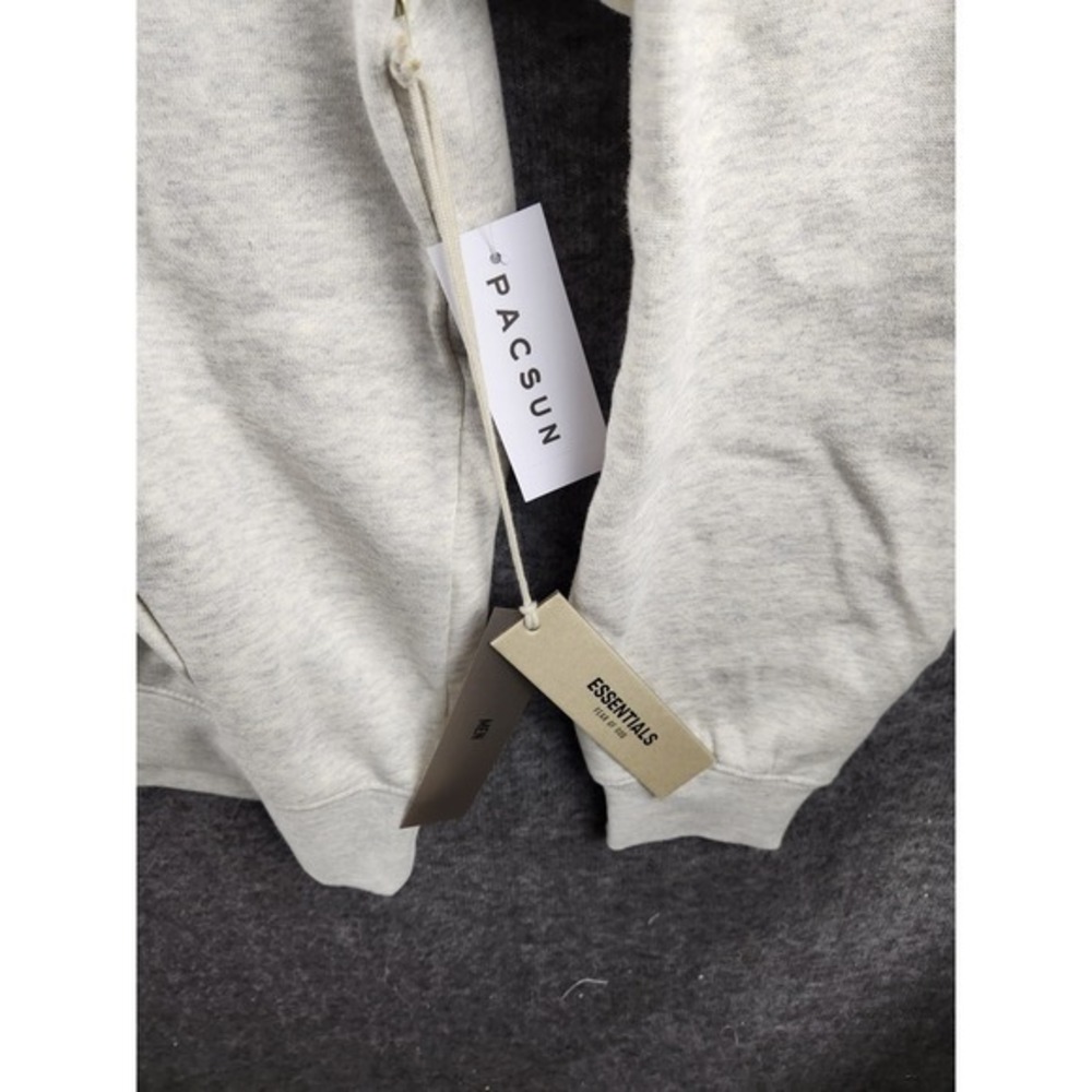 Fear Of God Essentials Hoodie Light Oatmeal Men's XS - Picture 5 of 11